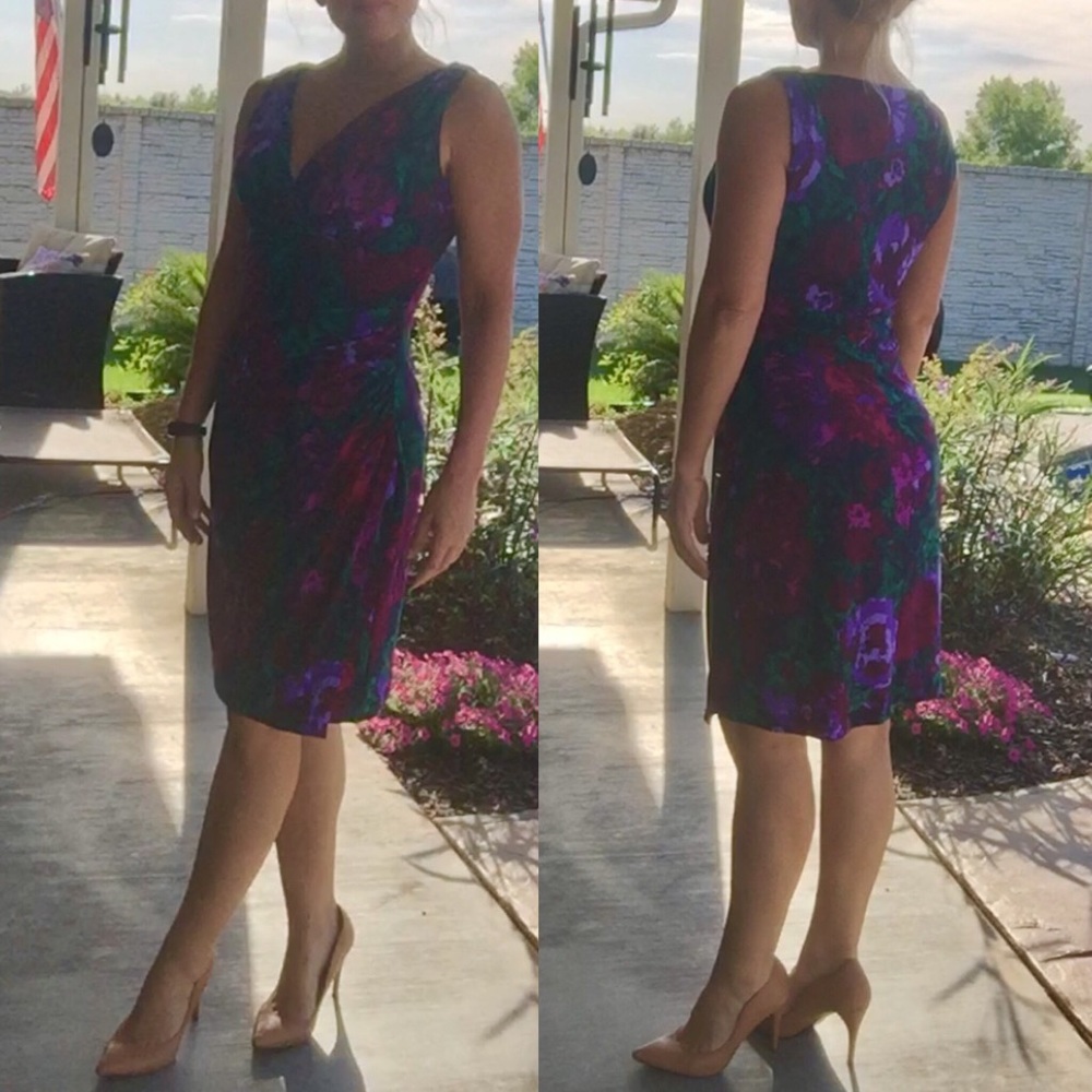 Colorful Figure-Flattering Dress
